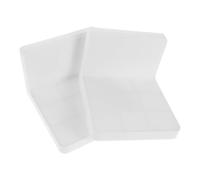 Veemoon 2 Pièces Support Mural Adhésif pour Salle de Bain en Plastique Blanc, Étagère Flottante sans Perçage, Étanche, Balcon, Organisateur Pratique