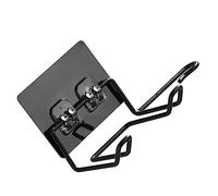 Veemoon 2 pièces Support Mural Porte-sèche-cheveux sans Perçage Porte-accroche Moderne Inox Rangement Gain de Place pour Salle de Bain Montage par Autocollant Surfaces Lisses