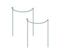 Veemoon 2 pièces Support Plantes Jardin Fer Résistant pour Plantes Grimpantes et Légumes Tuteur Métallique Vert pour Vigne Grimpante Tomate Pois Aromatique