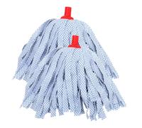 Veemoon 2 Pièces Têtes de Serpillère de Rechange Non Tissé Absorbant Lot de Accessoires de Balai Clipsables Franges pour Nettoyage sans Rayures Compatible avec Balais Standard
