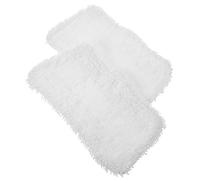 Veemoon 2 Pièces Têtes de Serpillère Détachables Lavables pour Balai Vapeur Shark Recharge Polyvalente pour Sols Carrelés Cuisine et Salle de Bain Accessoires de Nettoyage Compacts et