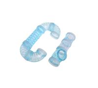 Veemoon 2 pièces Tunnel pour Hamster Nain Bleu Tube de Jeu Extérieur Plastique Robuste Accessoire Cage pour Stimuler Exercice et Exploration des Petits Animaux