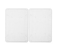 Veemoon 2 plaques de montage pour boîte de jonction électrique, panneau | Conception de grille - Panneau interne d'armoire électrique - Câblage facile pour projet extérieur étanche