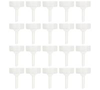 Veemoon 20 Bouchons Transparents pour Incubateur D'artémias DIY, Accessoires pour Système de Bouteilles, Kit 20 Pièces pour Incubation D'œufs de Crevettes en Aquarium, Réutilisables