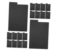 Veemoon 20 Cartes de Séparation pour Disques Vinyles Noir en PP, 20pcs Séparateurs D'index pour Organisation Rapide et Rangement D'albums Vinyles Appartement ou Bibliothèque