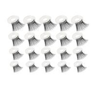 Veemoon 20 Faux Cils pour Peluches - Cils au Crochet pour amigurumi - Fournitures pour la Confection de poupées - Accessoires universels pour la décoration des Yeux de marionnettes et de Jouets en