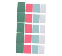 Veemoon 20 Feuilles Ongles Grain à Ongles Tampon Manucure Professionnel Portable pour Usage Salon et Maison