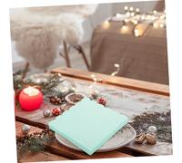 Veemoon 20 Feuilles Serviettes Cocktail Papier Bords Ondulés Vert Menthe Serviettes pour Décoration Mariage et