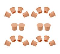 Veemoon 20 Pièces Capuchon de Trou pour Clôture de Piscine en PVC Marron, Structure Stable et Sécurité Garçon et Filles, pour Piscine Extérieure et Zone Arrière-Cour