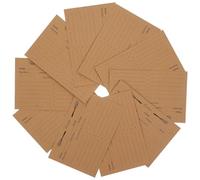 Veemoon 20 pièces Cartes de Recette Maison Kraft Double Face Fiches Cuisine Vierge Légères et Pratiques pour Instructions et Notes pour Cuisine et Organisation