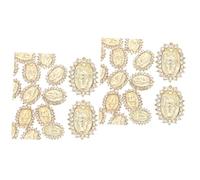Veemoon 20 Pièces Charms Religieux En Cristal Pour Ongles - Vierge Et En - Décorations Élégantes Pour Nail Art