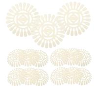 Veemoon 20 Pièces De Faux Ongles D'Entraînement Présentoir De Pour Ongles Palette Roue D'Entraînement Plaque De Couleur Plaque