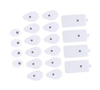 Veemoon 20 Pièces De Pastilles Auto-Adhésives Pour De Stimulateur Musculaire - Remplacement Compatible Avec Appareils De Massage Électronique Confortables Et Efficaces