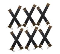 Veemoon 20 Pièces Fermoirs Métal à Ressort avec Cadre Flexible Interne Clasp pour Portefeuille et Porte-monnaie DIY Clips de Serrure avec Crochet Oreille Accessoires de Couture pour Sacs à