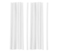 Veemoon 20 Pièces Filet Dossier A4 Plastique Barres de Reliure | Grosse Capacité pour Fichiers et Rapports, Usage École et Réunions, Protection Anti-pliage, Blanc