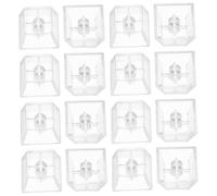 Veemoon 20 Pièces Keycaps Transparente pour Clavier Mécanique Coques de Touches Claires Haute Transparence Remplacement Facile Résistance Aux Taches et Retour Tactile Précis pour Usage