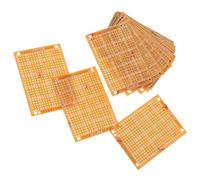 Veemoon 20 pièces PCB Circuit Boards for DIY Soldering Projects Fiberglass Resin Material Versatile Experimental Prototyping Plates Safe and Reliable for Electronic Maintenance