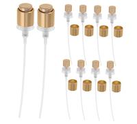Veemoon 20 Pièces Perfume Spray Top Replacement Pump Heads Plastic Nozzle For Fine Mist Fragrance And Cosmetic Bottles Reusable Spray Pump