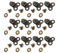 Veemoon 20 Pièces Rivets et Oeillets Alliage pour Réparation et Décoration de Chaussures Crochets de Lacets Antidérapants pour Bottes de Travail Accessoires Diy pour Randonnée et Escalade