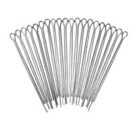 Veemoon 20 pièces Support Métallique pour Centre de Mèche de Bougie Outil de Fixation pour Bougies DIY Accessoires pour Bougies Chauffe-Plat et Lampes à Huile Tenue Stable pour Allumages