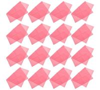 Veemoon 20 Pièces Tapis de Table Résistant à L'huile pour Tatouage et Manucure Jetable en Pâte de Bois Facile à Nettoyer, Couleur Rose, Environnements Professionnels