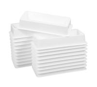 Veemoon 20 plateaux réservoirs de réactifs en plastique, bac de 50 ml