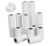 Veemoon 20 rouleaux Papier Thermique pour Imprimante Caisse Enregistreuse Papier Thermique Imprimable Compatible Machine Carte Bancaire