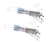 Veemoon 200 Épingles de Prélèvement Inoxydables pour Spécimens Lot de 2 Flacons, Aiguilles Multi-tailles pour Collectionneurs D’insectes et Kit D’épinglage Entomologique, Usage