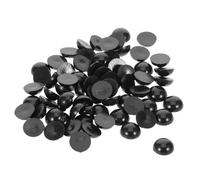Veemoon 200 Pièces Demi-Rondes Yeux de Poupée Plastique pour Loisirs Créatifs Réparation Jouets et Création de Peluches Accessoires pour Couture et Scrapbooking