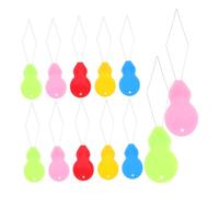 Veemoon 200 Pièces Enfile-Aiguilles Plastique Forme Gourd Outil de Couture Résistant Corrosion pour Broderie Punch Needle DIY Accessoires de Filage