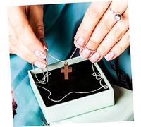 Veemoon 200 pièces Pendentifs Croix Miniatures pour Création de Bijoux DIY Décoration Pendentif pour Bracelets et Porte Clés Ornement Suspendu Artisanal Pratique
