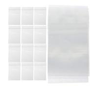 Veemoon 200 Sachets Auto-scellants Transparents 12 Mil 5x7 Cm Paquet à Fermeture Refermable Réutilisables pour Rangement Bijoux Friandises Emballage Alimentaire Industriel