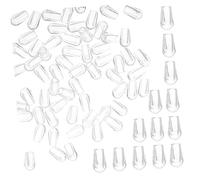 Veemoon 200pièces Couvercle De Lave-vaisselle Transparents Petits Capuchons De Panier De Lave-vaisselle Embouts Ronds Pour Protection