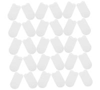 Veemoon 200pièces Protège-doigts pour Nettoyage Dents Animaux Kit Soins Dentaires Chat Protège-pouce Non-tissé Motif Perle Brosse Dents Animaux Lingette Nettoyante Chien