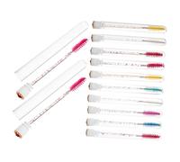 Veemoon 20ensembles Kit Tubes Vides De Mascara Avec Brosse à Cils Rechargeable Flacons Pratiques Et Légers Pour Extensions De Cils Pour Voyage Et Diy Maquillage