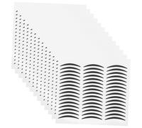 Veemoon 20feuilles Lot De Autocollants Eye-liner Noir Temporaire Pour Maquillage Des Yeux De Paupières Tatouage Usage Quotidien Et Fêtes