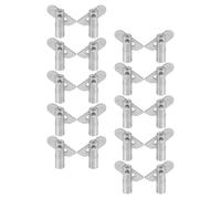 Veemoon 20pcs Goupilles de Verrouillage en Acier Galvanisé pour Échafaudage, Finition Lisse, Fixation Polyvalente pour Chantiers de Construction et Rénovation