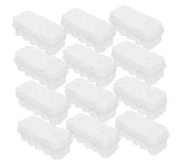 Veemoon 20pièces Boîte De Rangement Pour Flacons Avec Couvercle Organisateur Transparent Pour Flacons De Support Pour Échantillons De Laboratoire Compatible Congélateur
