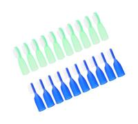 Veemoon 20pièces Brosse à Dents de Prison Petite et Portable pour Nettoyage Lot de Design Anti-automutilation Manchon Confortable Utilisation Établissements Pénitentiaires