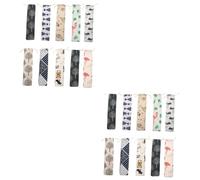 Veemoon 20pièces De Rangement Lin pour Couverts Pochette De Table Réutilisable avec Cordon De Serrage pour Camping Pique- Et