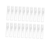 Veemoon 20pièces Flacons De Parfum Vides Simples Pour Voyage Blancs Lot De Contenant Huile Essentielle Bouteille Cosmétique Pratique