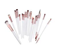 Veemoon 20pièces Kit De Pinceaux Cosmétiques Pour Visage Et Yeux Pinceaux à Fond De Teint Et Poudre Pratique Pour Maquillage Quotidien