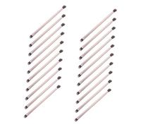 Veemoon 20pièces Pinceau Maquillage Double Tête Rose Doré Brosse Douce Multifonction Pour Fard à Paupières Et Contours Du Nez Kit Cosmétique Pour Femmes Facile à Nettoyer