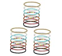 Veemoon 21pièces Bracelets De Féminins Une Décorations De Poignet Colorées Accessoires Élégants à Porter