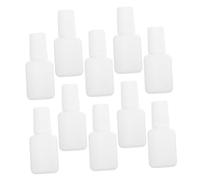 Veemoon 22pièces Flacon Huile pour Cuticules Pot de Vernis à Ongles Vide Bouchon Pinceau Format Compact pour Voyages et Retouches
