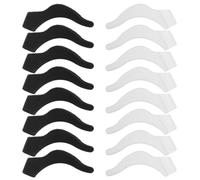 Veemoon 24 Paires D& #39;Embouts De Branches De Lunettes Manchons De Branches En Silicone Supports D& #39;Oreilles Pour Lunettes Embouts De En Silicone Souple Supports