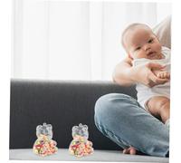 Veemoon 24 Pièces boite de bonbons en forme de épouser boîtes de bonbons en forme d'ours bonbonnière article Petit nous de fête à thème ours faveurs Transparent