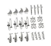 Veemoon 24 pièces Pendentifs Alliage Vintage pour Bijoux DIY Délicates pour Bracelets Colliers et Accessoires Créatifs Décoration Mode pour Filles