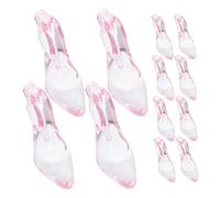 Veemoon 24 Pièces Pendentifs Talons Hauts Acrylique Transparent pour Décoration DIY Fête de Genre et Création