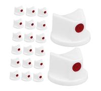 Veemoon 25 Embouts de Pulvérisation pour Bombes Aérosol de Peinture Kit de Buses Blanches Polyvalentes Accessoires Peinture Aérosols pour Travaux Précis et Uniformes